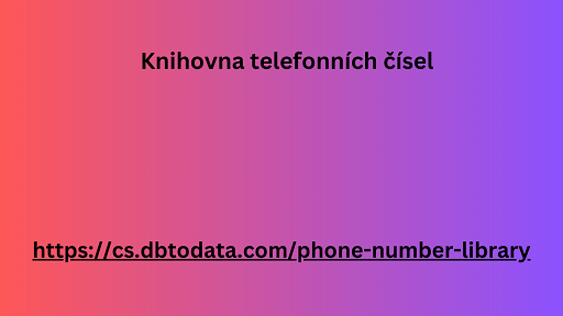 Knihovna telefonních čísel