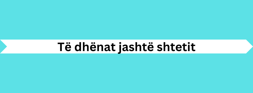 Të dhënat jashtë shtetit