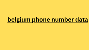 belgium phone number data