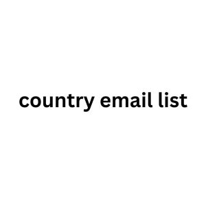 country email list