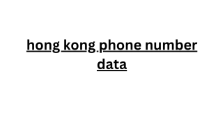 hong kong phone number data