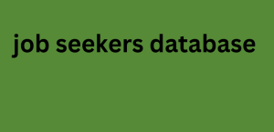 job seekers database 