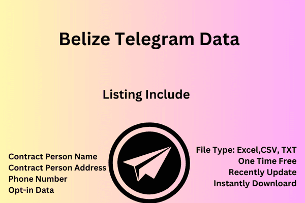 Belize Telegram Data