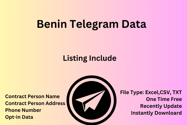 Benin telegram data