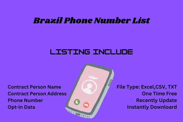 Brazil phone number list