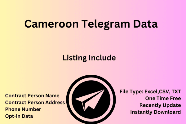 Cameroon telegram data