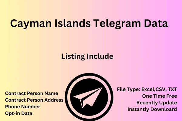 Cayman Islands Telegram Data