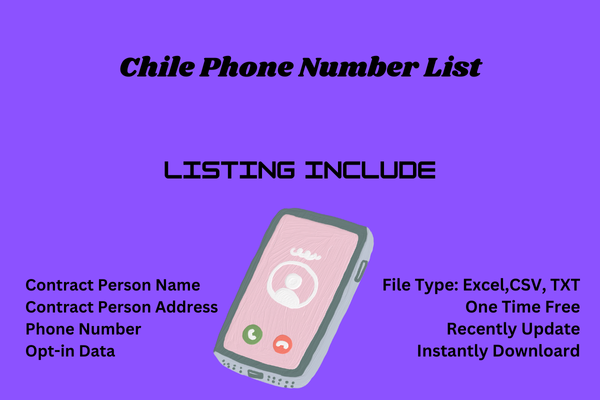 Chile phone number list
