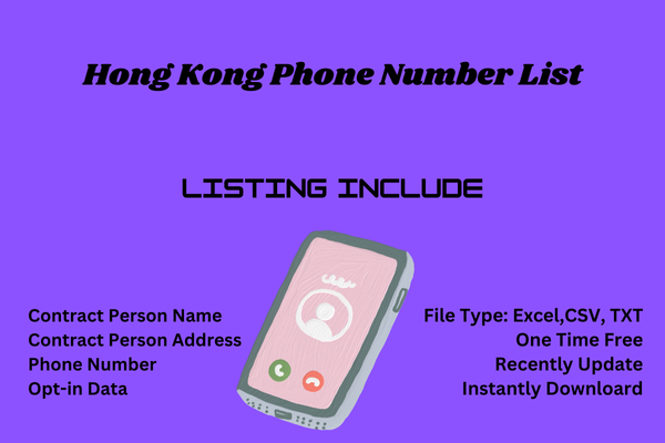 Hong kong phone number list