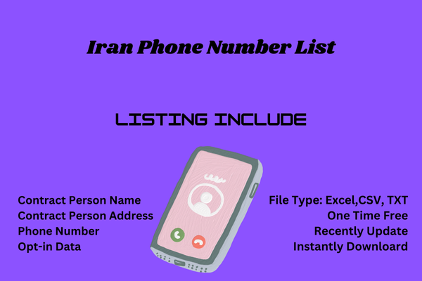 Iran phone number list