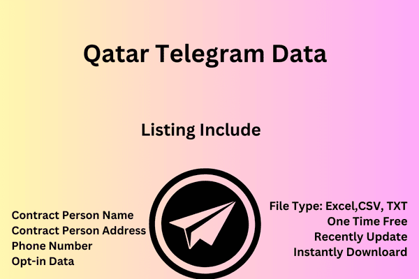 Qatar telegram data