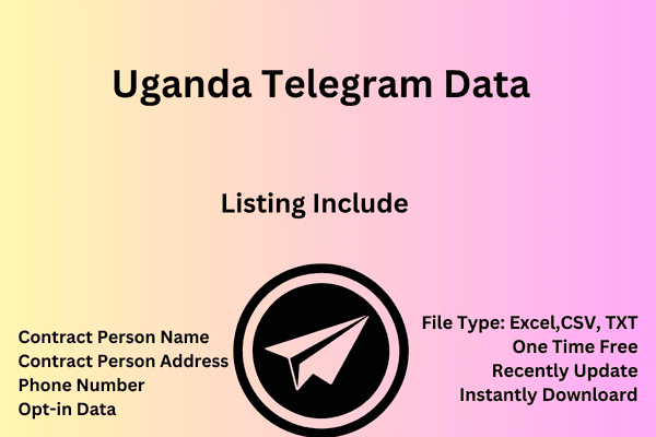 Uganda telegram data