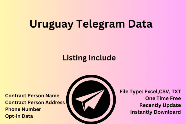 Uruguay telegram data