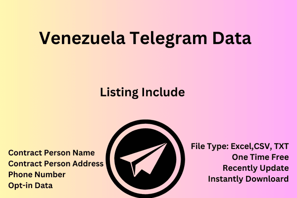 Venezuela telegram data