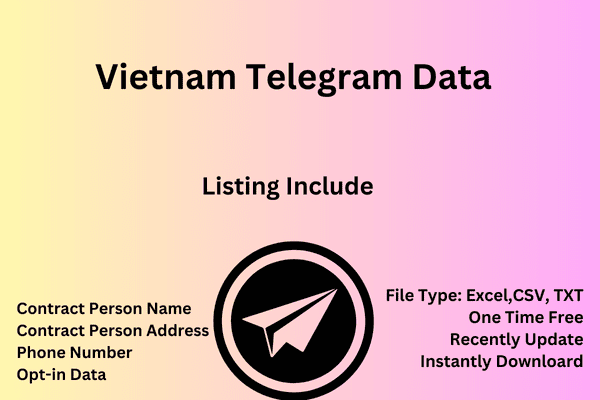 Vietnam Telegram Data